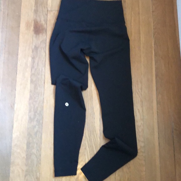 Lululemon Wunder Train High-Rise Tight Leggings Black Size 4 - Picture 6 of 11